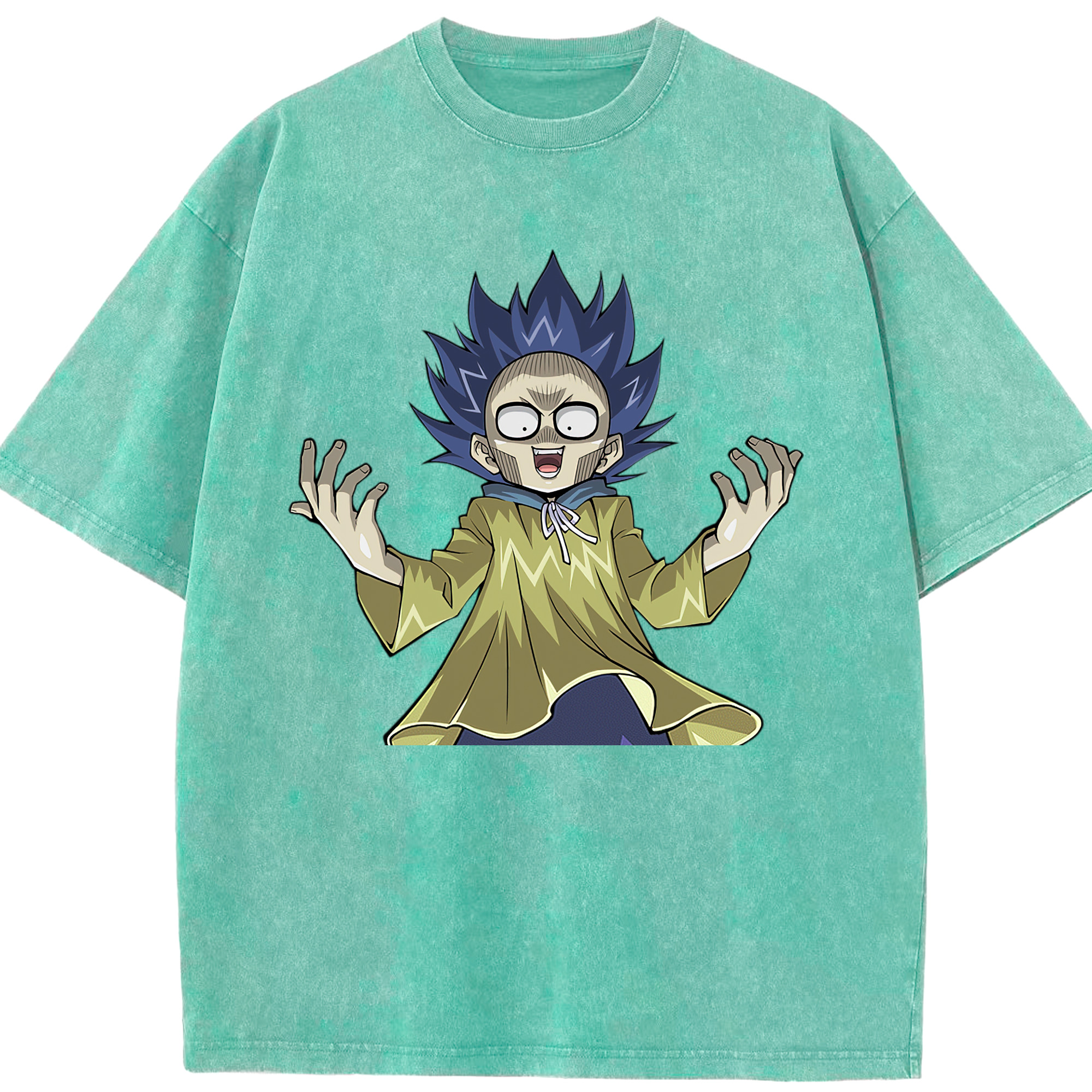 （画像用） 遊☆戯☆王 Yu-Gi-Oh! 綿100% ヴィンテージ風 半袖Tシャツ（フロントプリント）